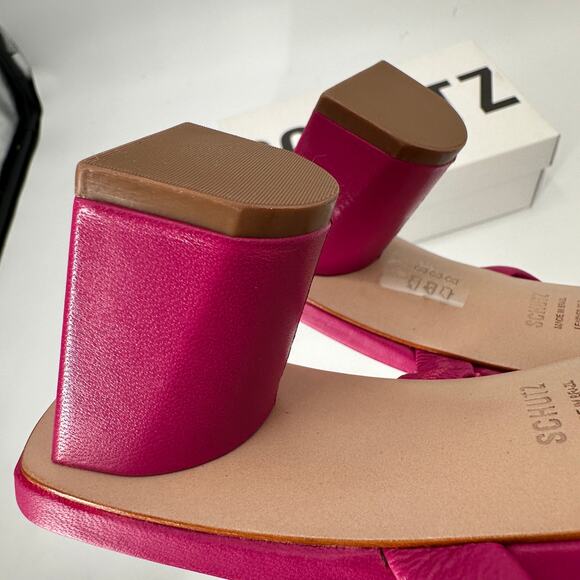 SCHUTZ New in Box Ully Double Strap Slide in Pink // 8.5 - Picture 11 of 12